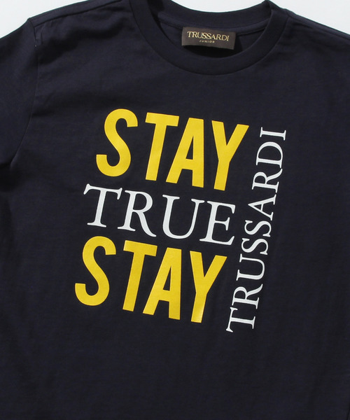 TRUSSARDI（トラサルディ）の「TRUSSARDI(トラサルディ)Kids & Junior ブランドロゴプリントTシャツカットソー（Tシャツ/カットソー・キッズ・ホワイト/ブラック/レッド/イエロー/ブルー/グリーン・6Y/8Y/10Y/12Y/14Y/16Y）」の11枚目の写真