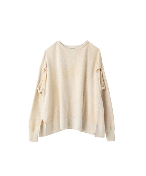 セール】VINTAGE 吊り裏毛 2in1 スウェットシャツ（スウェット）｜SEA