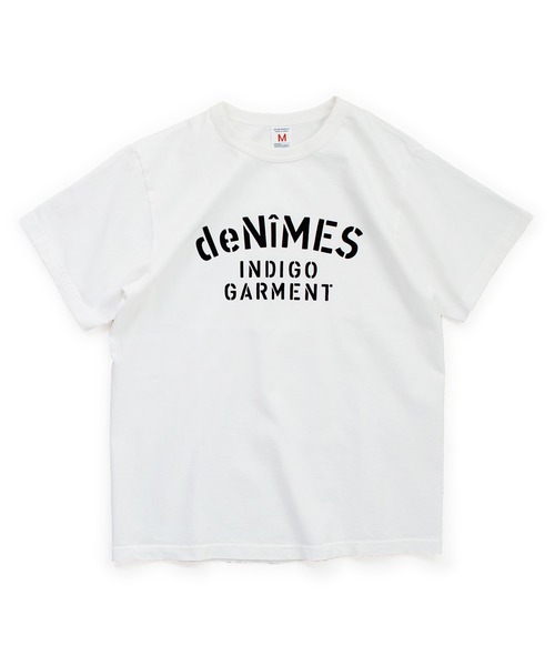 Denime（ドゥニーム）の「S/S INDIGO GARMENT TEE（Tシャツ/カットソー・メンズ・ライトブラウン/スミクロ/ホワイト・LARGE/MEDIUM/SMALL/X-SMALL/X-LARGE）」の2枚目の写真