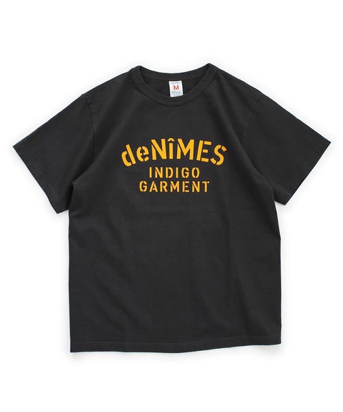 Denime（ドゥニーム）の「S/S INDIGO GARMENT TEE（Tシャツ/カットソー・メンズ・ライトブラウン/スミクロ/ホワイト・LARGE/MEDIUM/SMALL/X-SMALL/X-LARGE）」の3枚目の写真