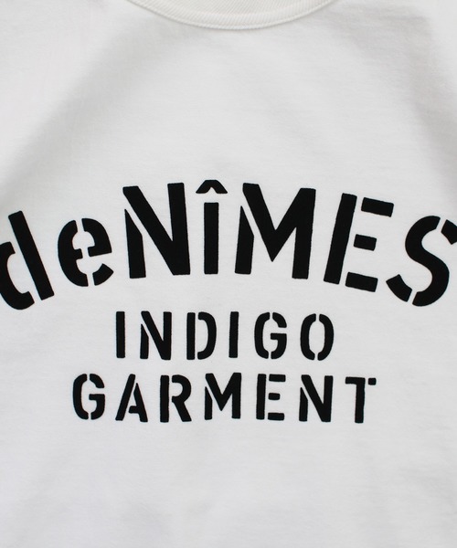 Denime（ドゥニーム）の「S/S INDIGO GARMENT TEE（Tシャツ/カットソー・メンズ・ライトブラウン/スミクロ/ホワイト・LARGE/MEDIUM/SMALL/X-SMALL/X-LARGE）」の5枚目の写真
