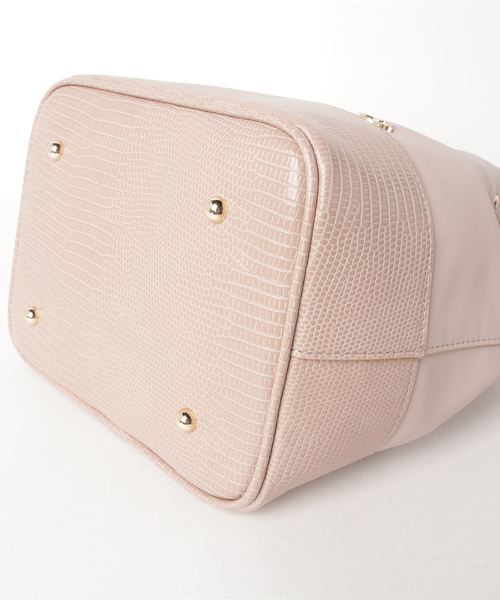 PINKY&DIANNE(ピンキーアンドダイアン)の「PINKY&DAINNE(ピンキー&ダイアン) レプティル(AE) 2WAYショルダー(ショルダーバッグ・レディース・ブラック/ベージュ/ピンク・FREE)」の5枚目の写真