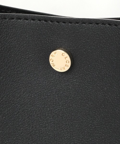 GLOBAL WORK（グローバルワーク）の「エコバッグ付ショルダー/882811（ショルダーバッグ・レディース・オフホワイト/ブラック/ライトブルー・FREE）」の16枚目の写真