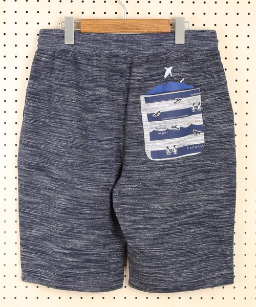 Blue Standard (ブルースタンダード)の「【BLUE STANDARD】杢裏毛ショートパンツ BLUESTANDARD X ESPACEVERTコラボアイテム(スウェットパンツ・メンズ・チャコールグレー/ブラック/ネイビー/レッド/ブルー系その他/グレー・MEDIUM/LARGE/X-LARGE)」の8枚目の写真