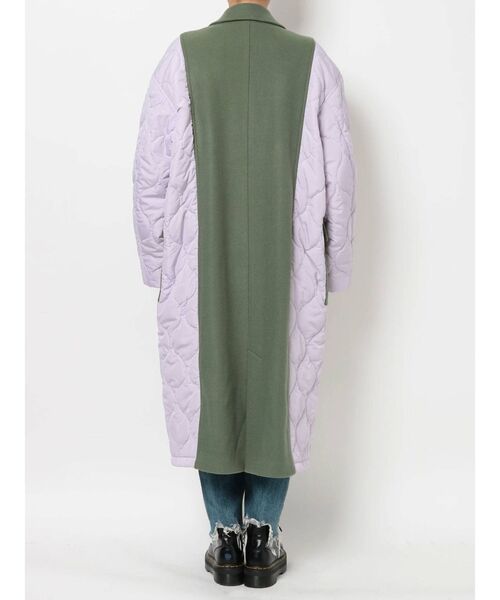 jouetie（ジュエティ）の「キルティングスイッチコート（チェスターコート・レディース・ブラック/ベージュ/ピンク/グリーン/カーキ・MEDIUM）」の22枚目の写真