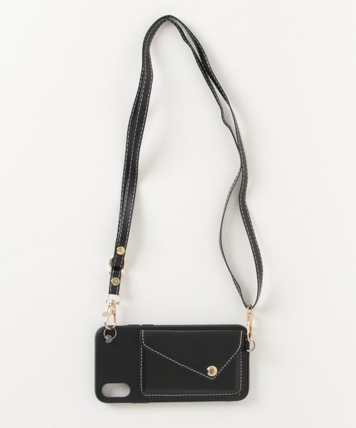 c.u.l(シーユーエル)の「【c.u.l】PUレザー スマホポーチ スマホショルダー 斜め掛け お財布 カード入れ 無地 シンプル iPhoneカバー アイフォンケース ipc506(スマホケース/カバー・レディース・ブラック/ブラウン/ブルー/レッド・K/F/A/E/J/D/B/I/O/N/P/R/U/V/T/X/Z/W/Y)」の14枚目の写真