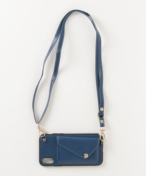 c.u.l(シーユーエル)の「【c.u.l】PUレザー スマホポーチ スマホショルダー 斜め掛け お財布 カード入れ 無地 シンプル iPhoneカバー アイフォンケース ipc506(スマホケース/カバー・レディース・ブラック/ブラウン/ブルー/レッド・K/F/A/E/J/D/B/I/O/N/P/R/U/V/T/X/Z/W/Y)」の16枚目の写真