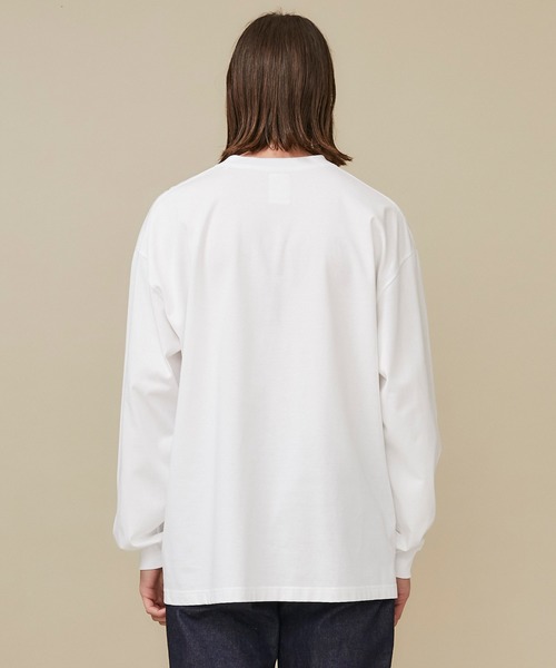 Name.（ネーム）の「【Name.】NORMAN ROCKWELLプリントロングスリーブTシャツ "BOY"/NMCU-20AW-006（Tシャツ/カットソー・メンズ・ブラック/ホワイト・1/2/0）」の8枚目の写真