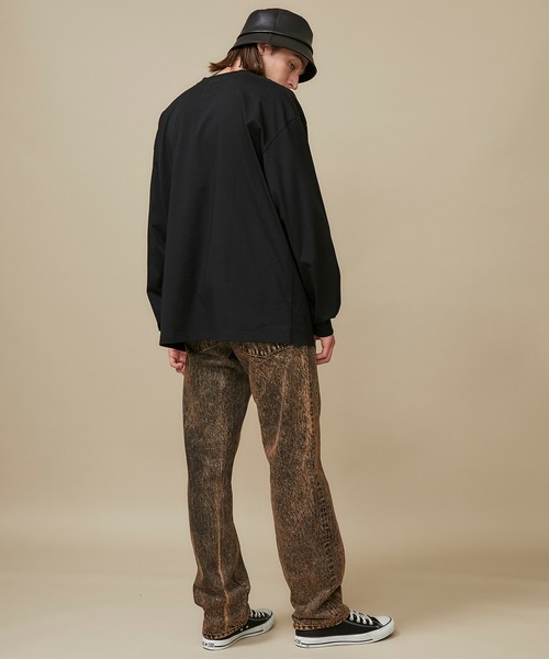 Name.（ネーム）の「【Name.】NORMAN ROCKWELLプリントロングスリーブTシャツ "BOY"/NMCU-20AW-006（Tシャツ/カットソー・メンズ・ブラック/ホワイト・1/2/0）」の11枚目の写真