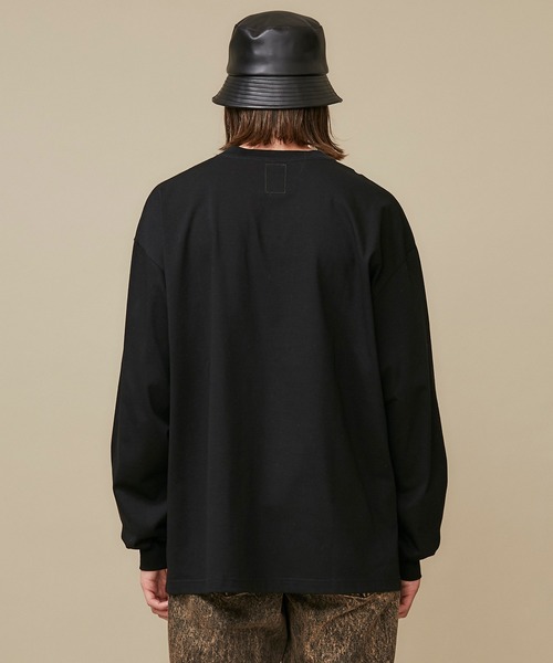 Name.（ネーム）の「【Name.】NORMAN ROCKWELLプリントロングスリーブTシャツ "BOY"/NMCU-20AW-006（Tシャツ/カットソー・メンズ・ブラック/ホワイト・1/2/0）」の14枚目の写真