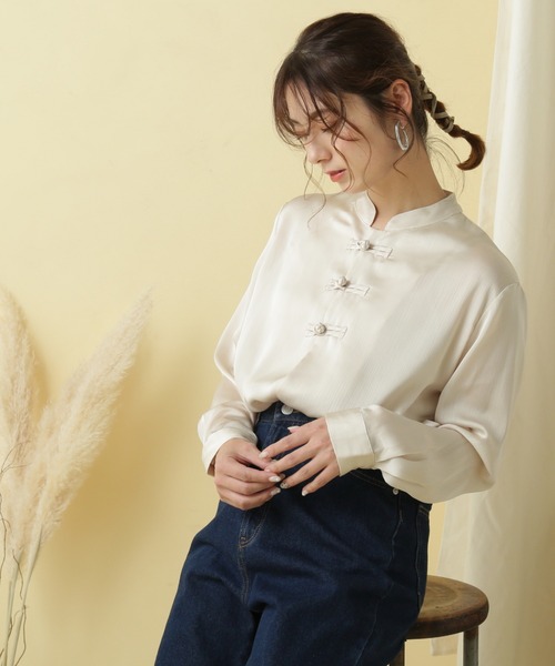 Web限定 チャイナブラウス シャツ ブラウス Ray Cassin レイカズン のファッション通販 Zozotown