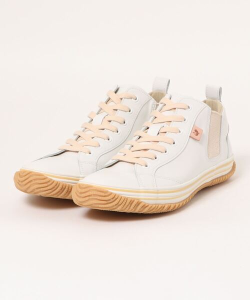 SPINGLE（スピングル）の「《SPINGLE》SPM-442 スピングル（スニーカー・メンズ・ブラック/ダークブルー/アイボリー/トリコロール/レッド/ホワイト×ホワイト/ホワイト系その他/グレー/ブルー系その他/ホワイト×ブルー/ブラック×ブラック・L/S/LL/SS/M/XL/XS）」の4枚目の写真