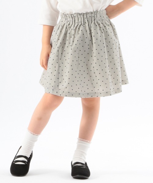 GLOBAL WORK（グローバルワーク）の「【キッズ】インナー付カラフルスカート(柄)/889710（スカート・キッズ・ブラック/ライトベージュ/グレー/その他1/その他3/その他2/ブラウン/スカイブルー/その他・140cm/120cm/100cm/110cm/130cm）」の7枚目の写真