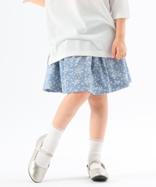 GLOBAL WORK（グローバルワーク）の「【キッズ】インナー付カラフルスカート(柄)/889710（スカート・キッズ・ブラック/ライトベージュ/グレー/その他1/その他3/その他2/ブラウン/スカイブルー/その他・140cm/120cm/100cm/110cm/130cm）」の5枚目の写真