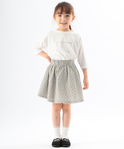 新品 MARK&LONA インナー付きスカート バイカラー ホワイトブラック Ladies スカート(インナースパッツ付) XLK127 | ルーセント(LUCENT)