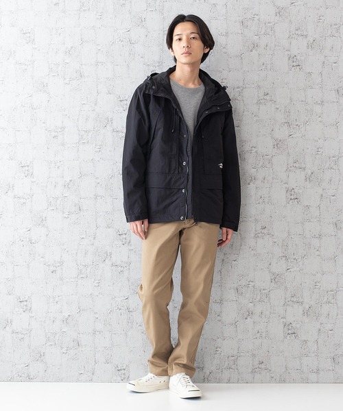OUTDOOR PRODUCTS APPAREL(アウトドアプロダクツアパレル)の「切替マウンテンパーカー 着るBAGシリーズ ポケット10個 撥水加工 収納力抜群 ハーネス仕様 体温調節を容易にできる仕様(マウンテンパーカー・メンズ・ブラック/オリーブ・MEDIUM/LARGE/X-LARGE)」の16枚目の写真