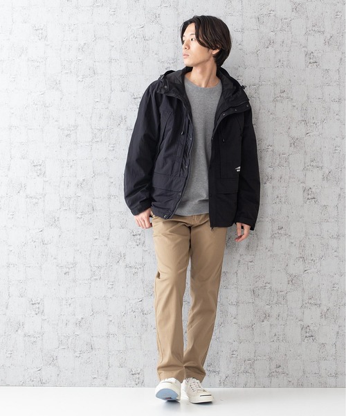 OUTDOOR PRODUCTS APPAREL(アウトドアプロダクツアパレル)の「切替マウンテンパーカー 着るBAGシリーズ ポケット10個 撥水加工 収納力抜群 ハーネス仕様 体温調節を容易にできる仕様(マウンテンパーカー・メンズ・ブラック/オリーブ・MEDIUM/LARGE/X-LARGE)」の13枚目の写真