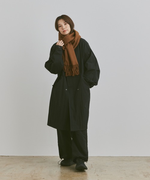 flaner（フラネ）の「Natural fringe muffler / ナチュラル