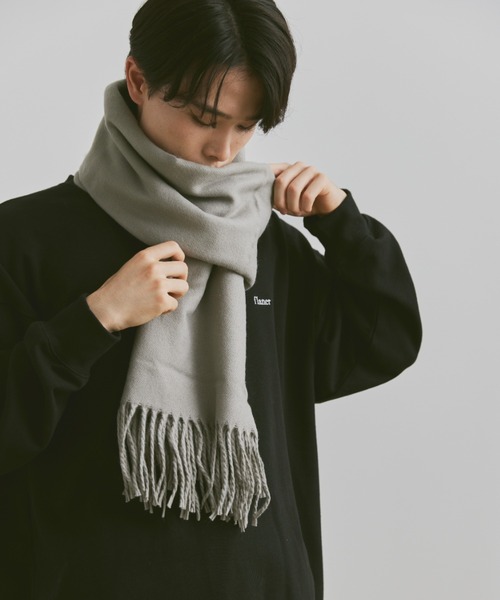 シールームリン　Fringeフーディーマフラー シールームリン Fringeフーディーマフラー - メルカリ