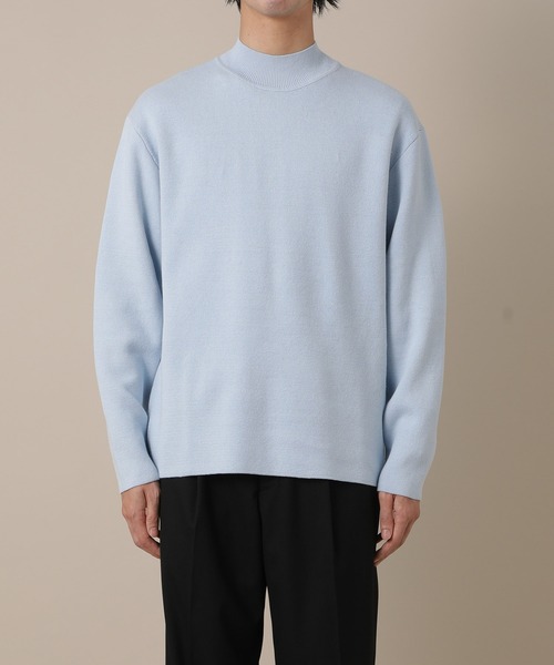 ADAM ET ROPE'（アダムエロペ）の「12Gモックネックミラノリブニット