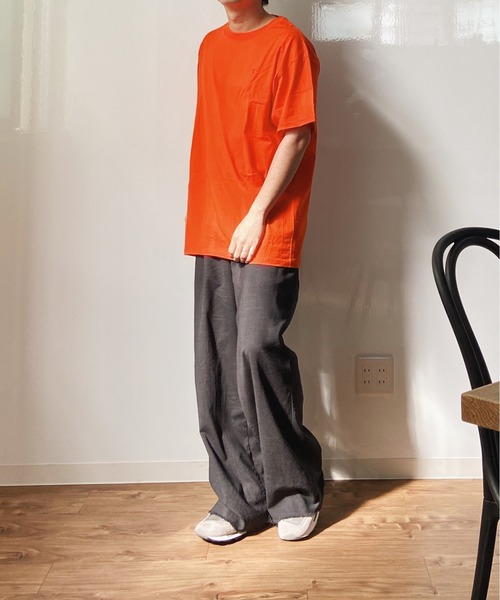 Champion(チャンピオン)の「【Champion(チャンピオン)】クラシック刺繍Tシャツ CLASSIC JERSEY TEE 半袖 / 同色刺繍 / USAモデル(Tシャツ/カットソー・メンズ・ブラック/ホワイト/ネイビー/ボルドー/オレンジ/オリーブ・S/M/L)」の13枚目の写真