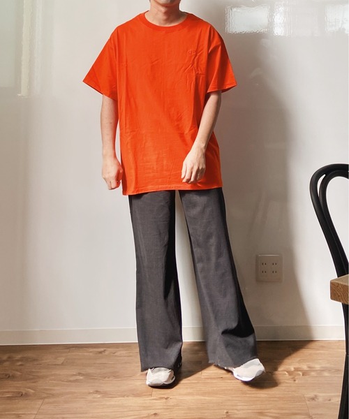 Champion(チャンピオン)の「【Champion(チャンピオン)】クラシック刺繍Tシャツ CLASSIC JERSEY TEE 半袖 / 同色刺繍 / USAモデル(Tシャツ/カットソー・メンズ・ブラック/ホワイト/ネイビー/ボルドー/オレンジ/オリーブ・S/M/L)」の15枚目の写真