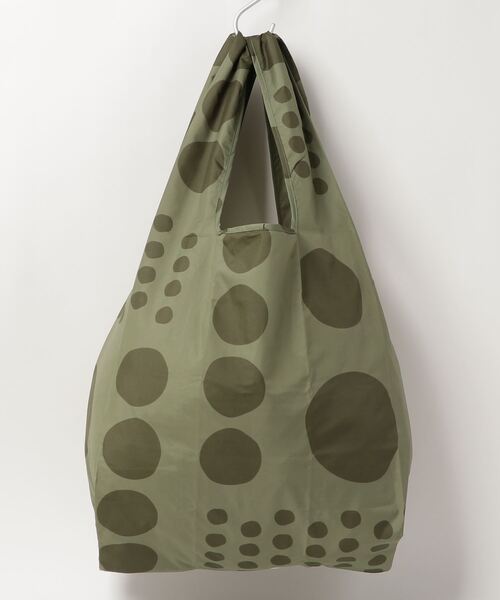 392 plusm(サンキューニプリュスエム)の「"maru" water repellent bag BIG(エコバッグ/サブバッグ・レディース・ネイビー/レッド/カーキ/イエロー・BIG(L))」の12枚目の写真