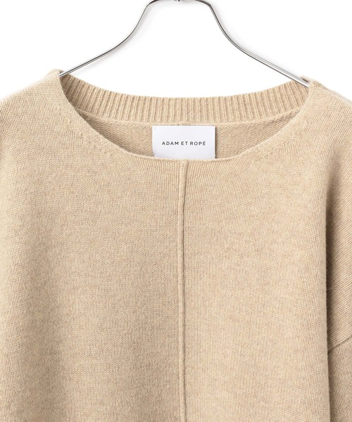 ADAM ET ROPE'（アダムエロペ）の「【セットアイテム】スヌードつきWIDEプルオーバー（ニット/セーター・レディース・オフホワイト/ベージュ・FREE）」の19枚目の写真