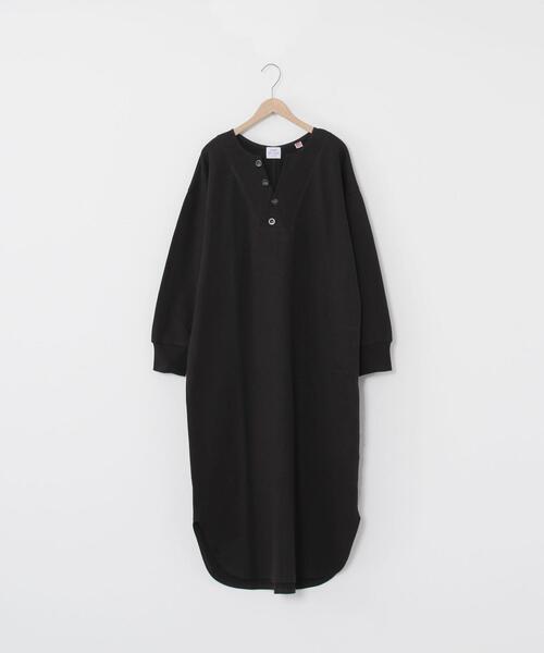 coen（コーエン）の「【WEB限定カラー】オーガニックUSAコットン裏毛ワンピース（ワンピース・レディース・ベージュ/ブラック/ライム/コバルトブルー・FREE）」の16枚目の写真