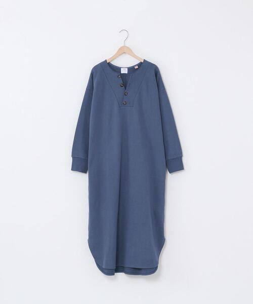 coen（コーエン）の「【WEB限定カラー】オーガニックUSAコットン裏毛ワンピース（ワンピース・レディース・ベージュ/ブラック/ライム/コバルトブルー・FREE）」の8枚目の写真