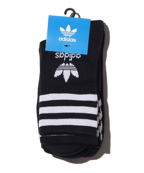 adidas（アディダス）の「adidas アディダス ミッドカット クルー ソックス 3P MID CUT CREW SOCKS 3P