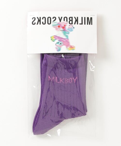 MILKBOY（ミルクボーイ）の「ロゴ SOCKS（ソックス/靴下・メンズ・C/B/A・FREE）」の5枚目の写真