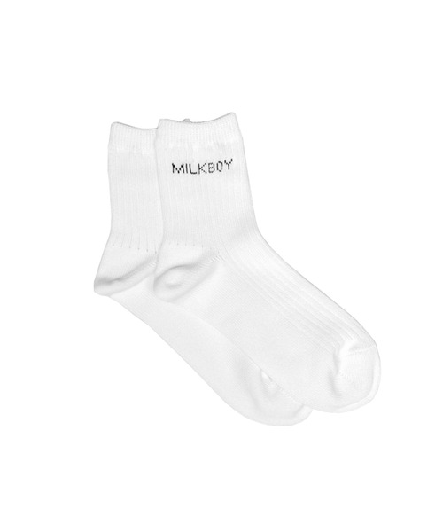 MILKBOY（ミルクボーイ）の「ロゴ SOCKS（ソックス/靴下・メンズ・C/B/A・FREE）」の2枚目の写真