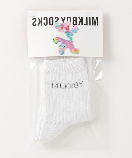 MILKBOY（ミルクボーイ）の「ロゴ SOCKS（ソックス/靴下・メンズ・C/B/A・FREE）」の7枚目の写真