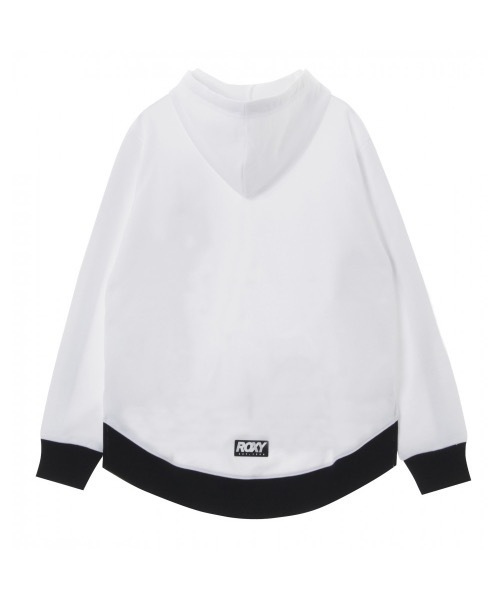 ROXY(ロキシー)の「LEAP ZIP/ロキシー パーカー ジップアップ フィットネス ジム ヨガ ランニング ルームウェア・ワンマイルウェアにも(スウェット・レディース・ブラック/ホワイト/ブラック系その他・SMALL/MEDIUM/LARGE)」の4枚目の写真
