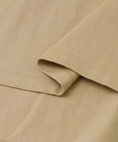 SENSE OF PLACE by URBAN RESEARCH（センスオブプレイスバイアーバンリサーチ）の「オーガニックコットンノースリーブTシャツ（Tシャツ/カットソー・レディース・ライトカーキ/ライトベージュ/オフホワイト/ベージュ/ブラック・ONE）」の14枚目の写真