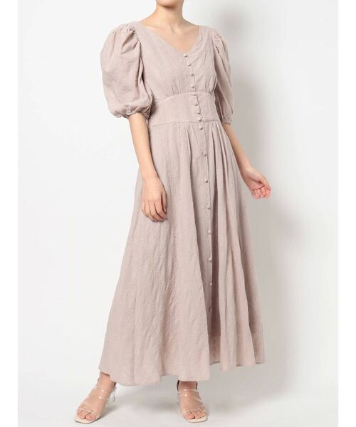 dazzlin（ダズリン）の「コットンバックオープンフレアワンピース（ワンピース・レディース・オフホワイト/ブラック/ベージュ・FREE）」の19枚目の写真