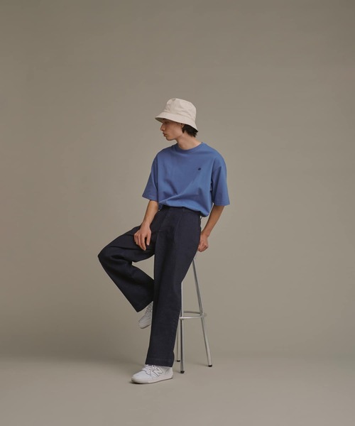 LACOSTE（ラコステ）の「【別注】LACOSTE×DOORS　moss stitch loose T-shirts（Tシャツ/カットソー・メンズ・ライトブルー/アイボリー/スミクロ・4/3）」の12枚目の写真