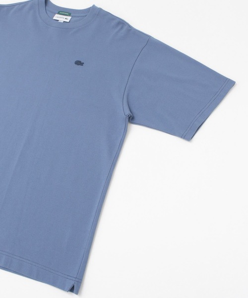 LACOSTE（ラコステ）の「【別注】LACOSTE×DOORS　moss stitch loose T-shirts（Tシャツ/カットソー・メンズ・ライトブルー/アイボリー/スミクロ・4/3）」の15枚目の写真