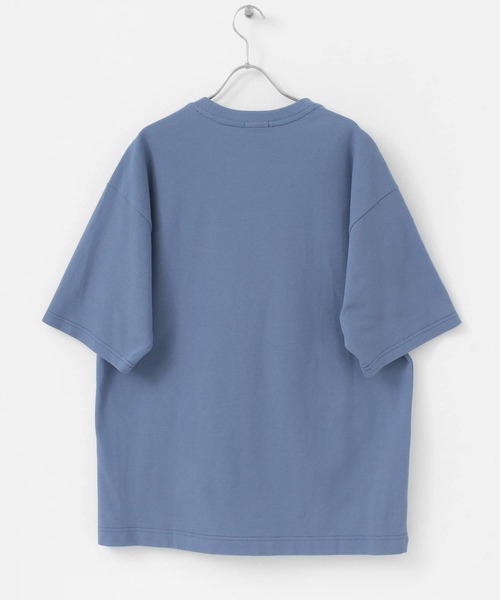 LACOSTE（ラコステ）の「【別注】LACOSTE×DOORS　moss stitch loose T-shirts（Tシャツ/カットソー・メンズ・ライトブルー/アイボリー/スミクロ・4/3）」の13枚目の写真