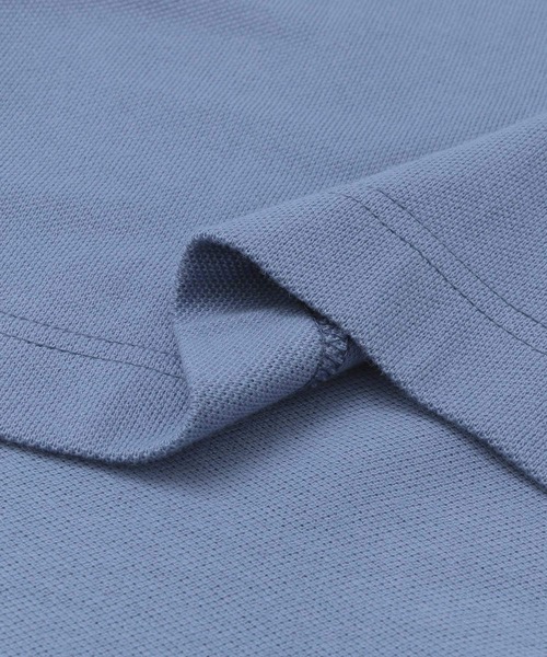 LACOSTE（ラコステ）の「【別注】LACOSTE×DOORS　moss stitch loose T-shirts（Tシャツ/カットソー・メンズ・ライトブルー/アイボリー/スミクロ・4/3）」の11枚目の写真