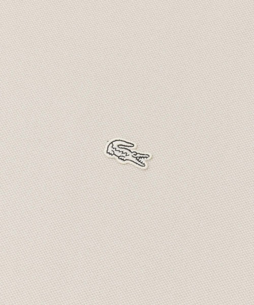 LACOSTE（ラコステ）の「【別注】LACOSTE×DOORS　moss stitch loose T-shirts（Tシャツ/カットソー・メンズ・ライトブルー/アイボリー/スミクロ・4/3）」の18枚目の写真