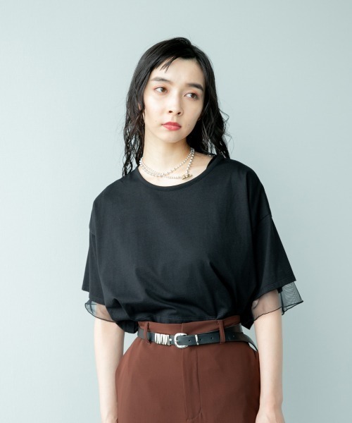 HARE（ハレ）の「メタルカンベルト(HARE)（ベルト・レディース・ブラック/クリア/ホワイト・FREE）」の6枚目の写真