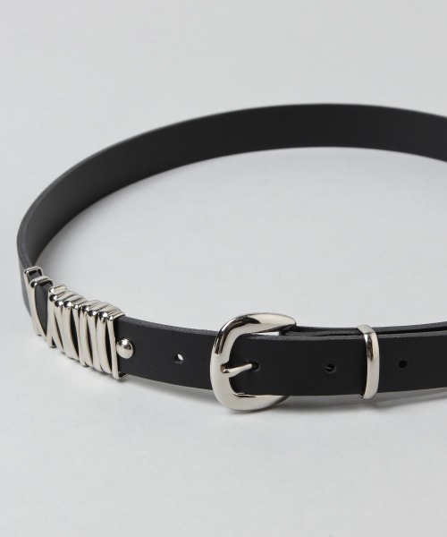 HARE（ハレ）の「メタルカンベルト(HARE)（ベルト・レディース・ブラック/クリア/ホワイト・FREE）」の4枚目の写真