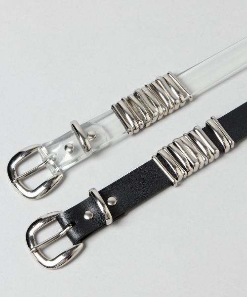 HARE（ハレ）の「メタルカンベルト(HARE)（ベルト・レディース・ブラック/クリア/ホワイト・FREE）」の13枚目の写真