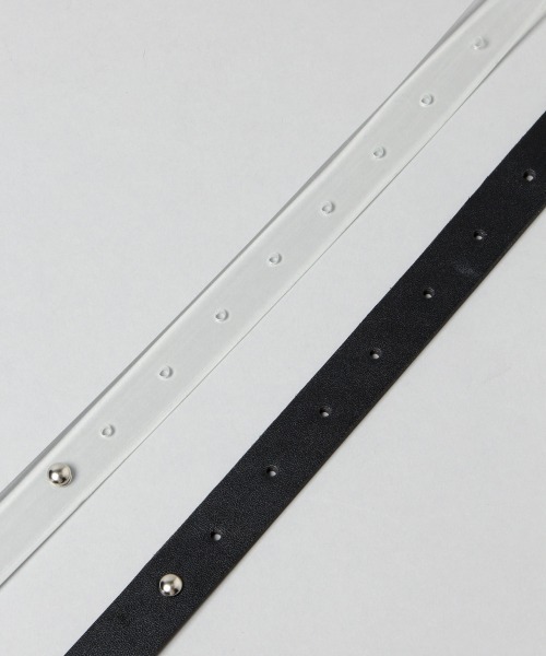 HARE（ハレ）の「メタルカンベルト(HARE)（ベルト・レディース・ブラック/クリア/ホワイト・FREE）」の17枚目の写真