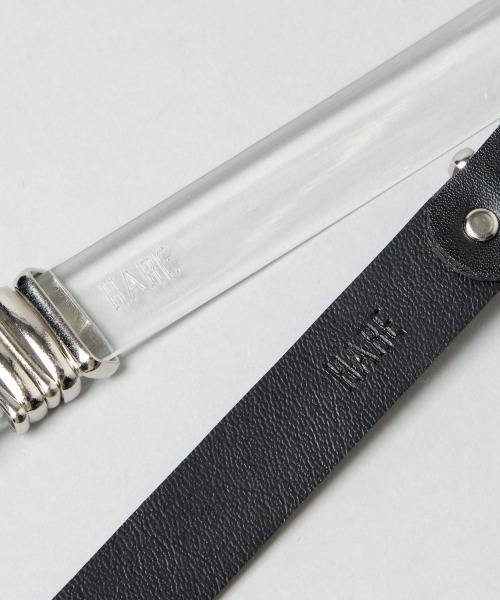 HARE（ハレ）の「メタルカンベルト(HARE)（ベルト・レディース・ブラック/クリア/ホワイト・FREE）」の9枚目の写真