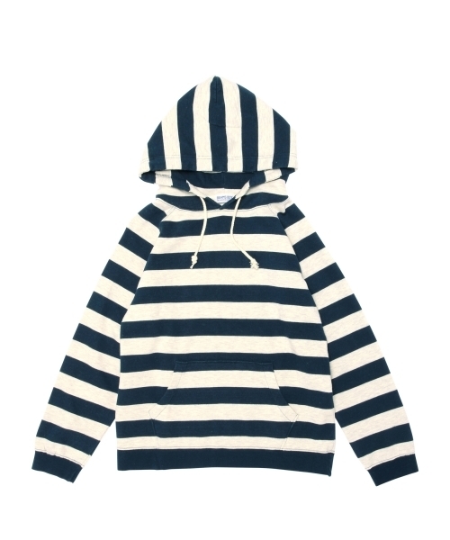 BEAMS BOY（ビームスボーイ）の「BEAMS BOY / 3.5cm ボーダー プルオーバーパーカ **（パーカー・レディース・ブラック/ネイビー・ONE SIZE）」の20枚目の写真