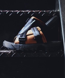 MEI（メイ）の「【MEI メイ】Men's RECYCLE NYLON COVER SANDAL リサイクルナイロン ロゴテープ サンダル 厚底 シャークソール（サンダル）」