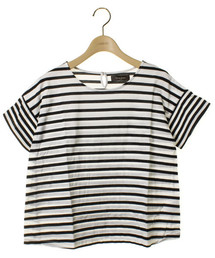 BEAMS | ボーダー柄半袖カットソー(Tシャツ/カットソー)